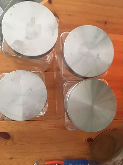 Komplet 4 sloików nie IKEA