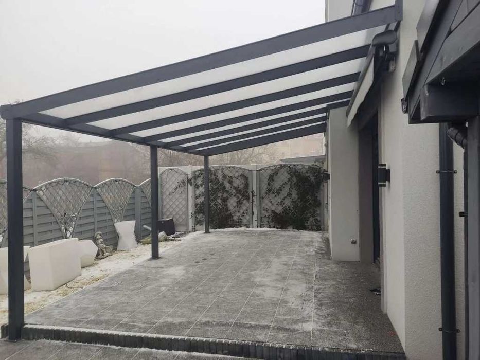 Zadaszenie aluminiowe PRO z dachem poliwęglanowym 350x1006 m