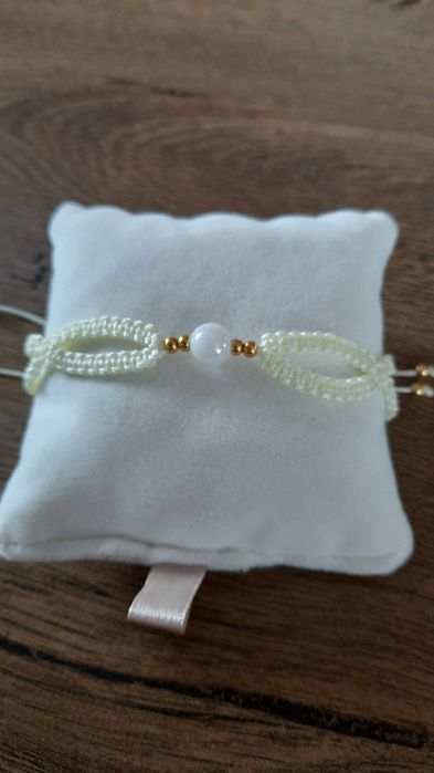 Bransoletka na ślub handmade