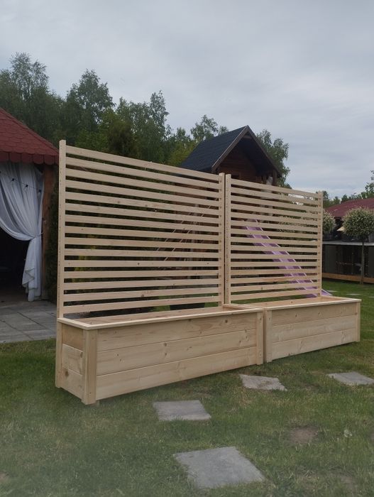 Pergola z donicą drewniana!