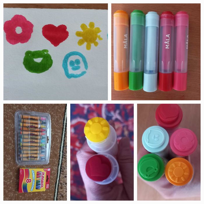 Фламайстри штампи, воскові олівці