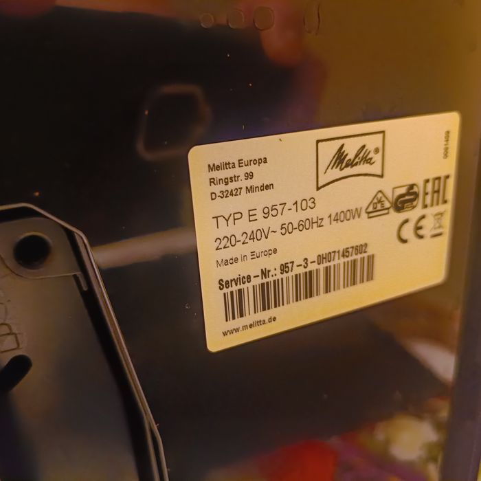 Melitta Caffeo Solo Samsung eq300 ekspres do kawy lepszy od Krups
