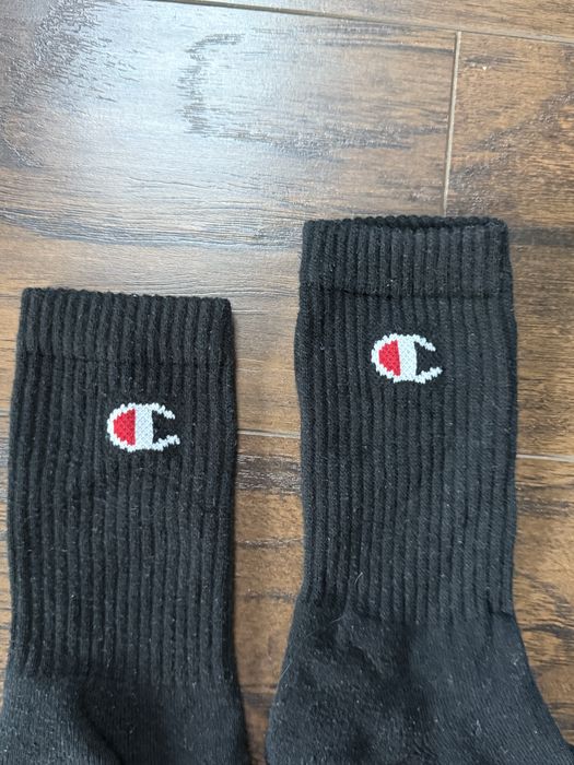 Czarne socks skarpetki skarpety 38/39 unisex champion