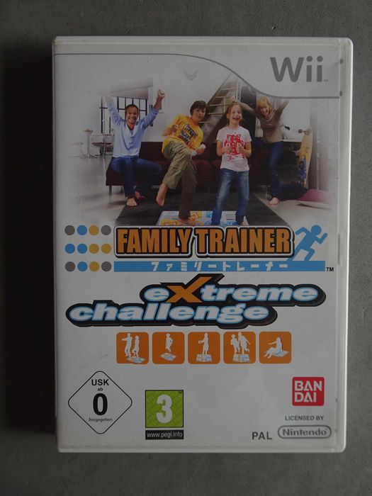 WII Game - Family Trainer Extreme Challenge