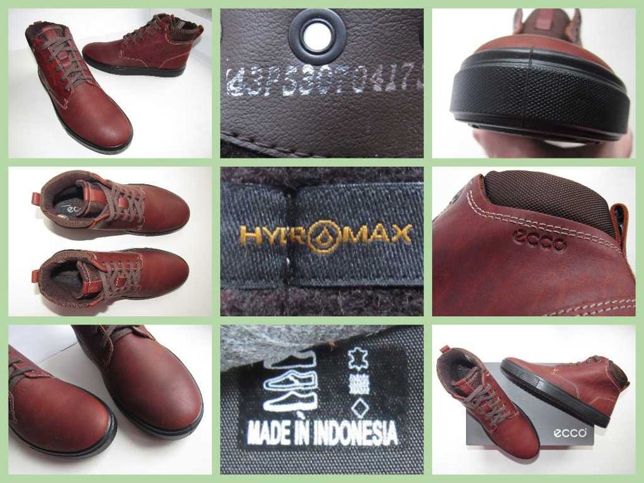 Мембранные хайтопы, ботинки Ecco Biom Kyle Hi-Top Hydromax р. 43 (28см)