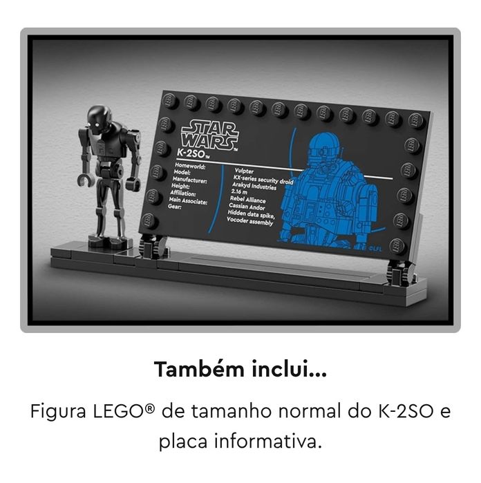 Robot Lego 75434 Star Wars K-2SO