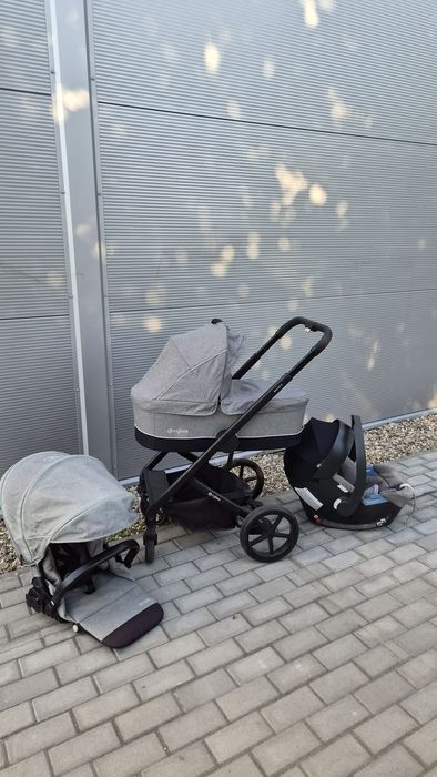 Wózek Cybex Balios S 2w1 + fotelik Cybex Aton 5 Manhattan Grey