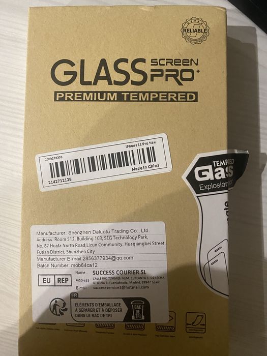 Захисне Скло 5шт на iphone 11 pro max