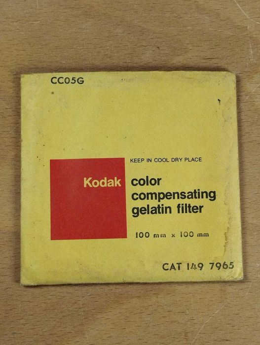 Kodak Color Compensating Gelatin Filter CC05G