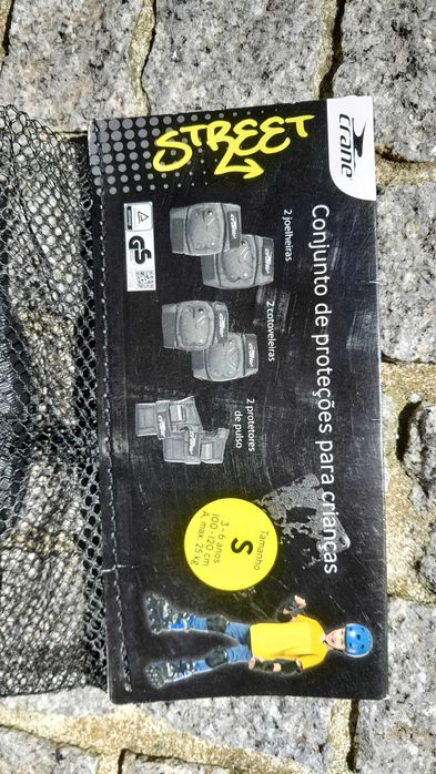 proteções novas para criança patins/Skates