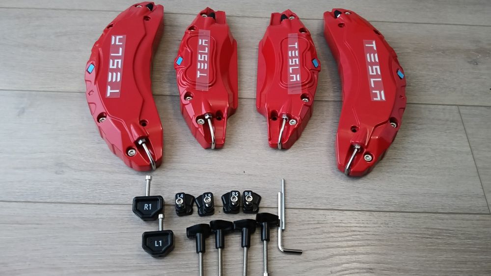 Алюмінієві накладки на супорта Tesla M3 MY 17-24