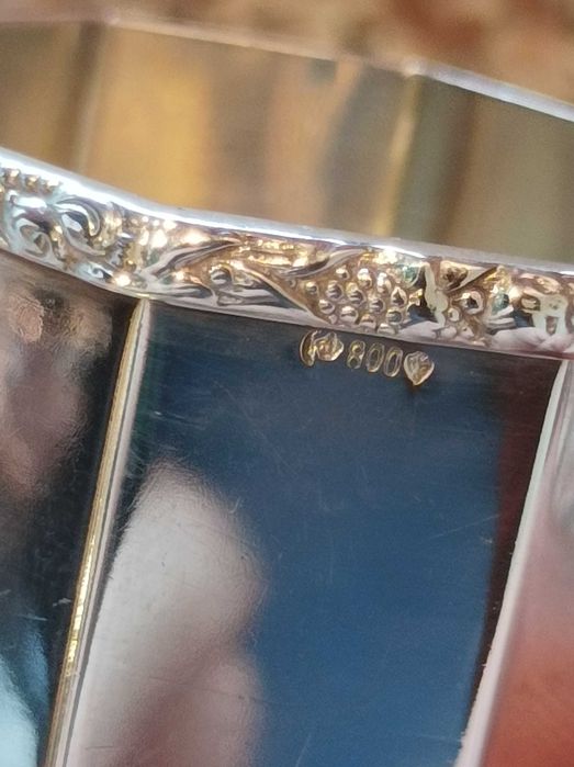 Piękne solniczki Pr 800 Niemcy Lutz Weiss Art Deco