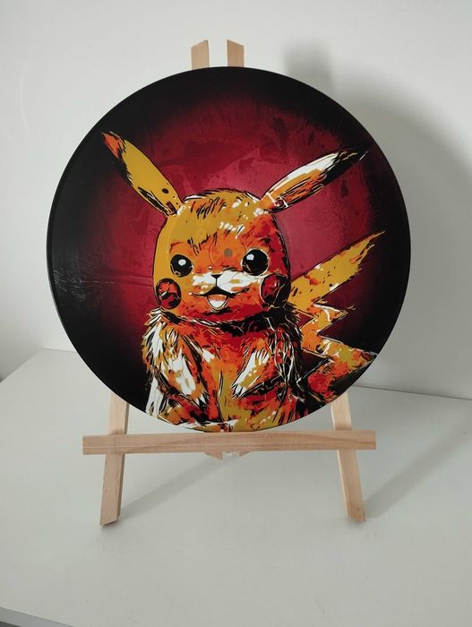 Pikachu Pintura original em tela