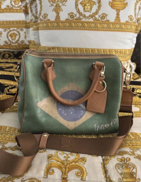 Mala Bolsa Brasil Ynot Couro