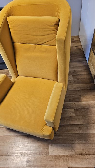 Fotel uszak żółty