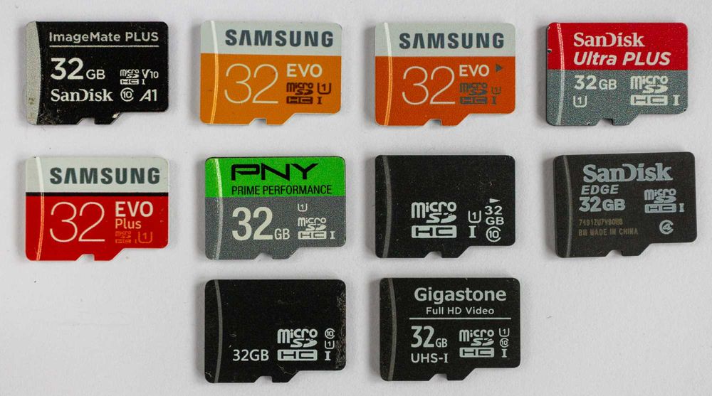 Карти пам'яті SanDisk Extreme PLUS 128GB (A2) V30 4K, 32GB, 8GB