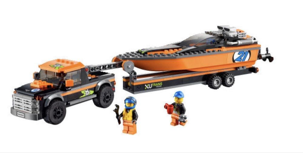 Lego City 60085 Terenówka z motorówką- nowe
