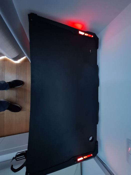 Secretária Gaming VECTRA RGB LED – USB + Porta Copos + Gestão Cabos