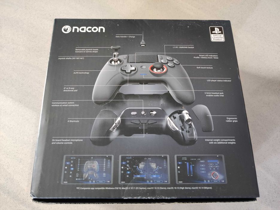 Pad kontroler do PC lub PS4 Nacon Revolution Unlimited Pro bdb