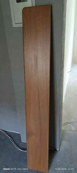 Parapet wewnętrzny z dębu kolor złoty dąb