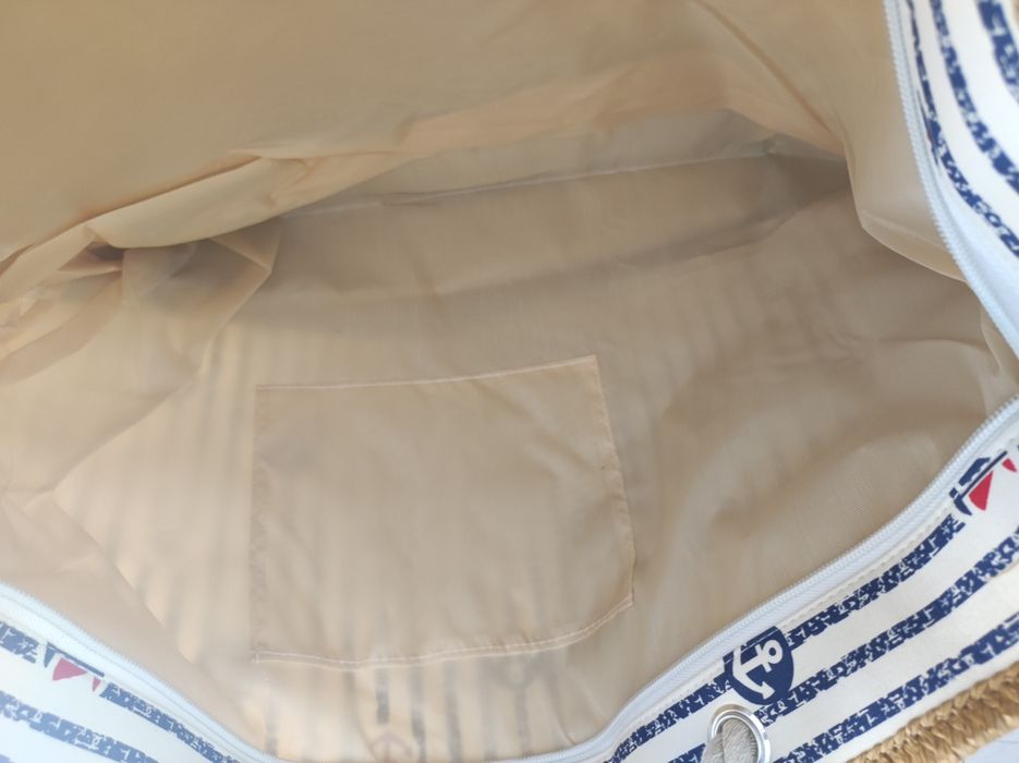 Torebka plażowa marynarska