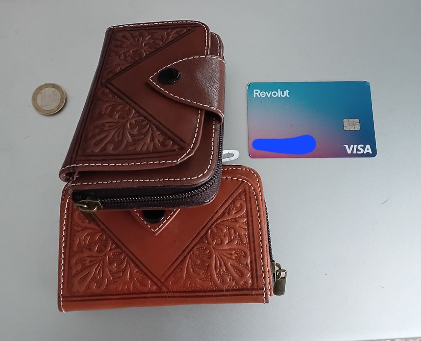 Carteira em Pele Natural d Marrocos  Elegância e Qualidade Exclusiva