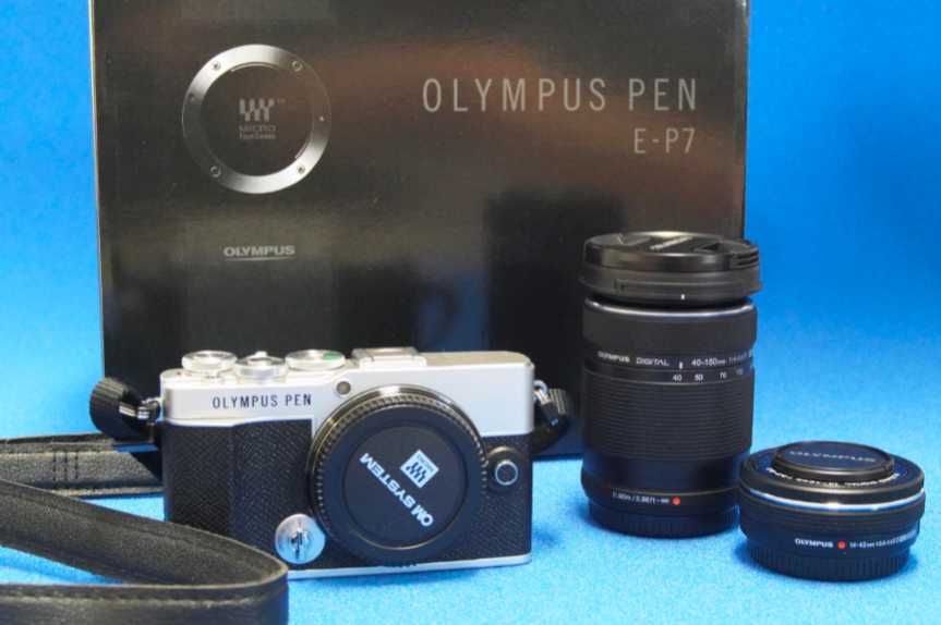 Olympus PEN E-P7 + 2 obiektywy Nowy