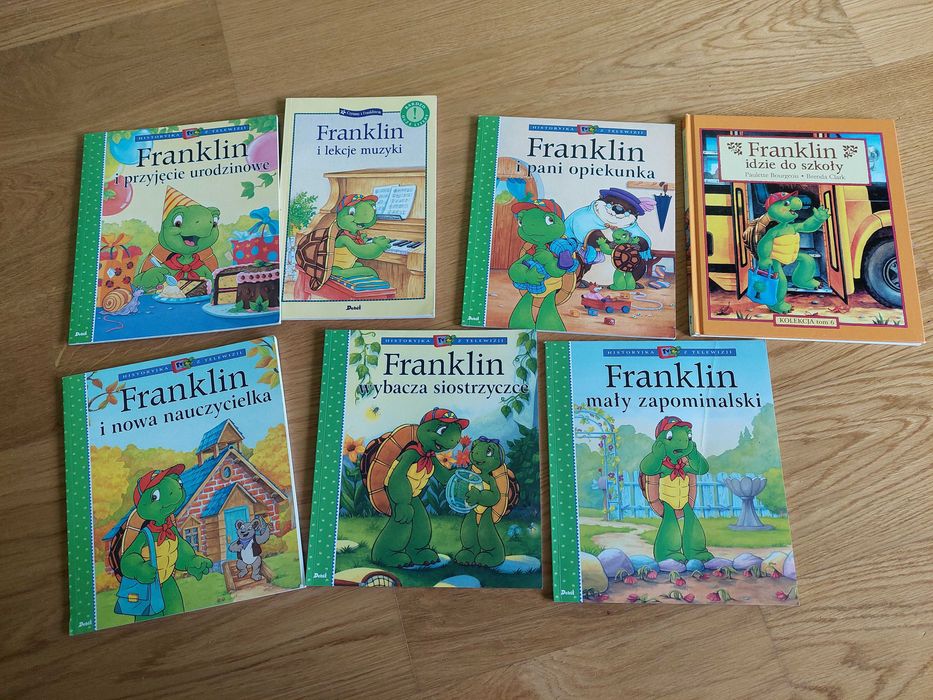 Franklin książeczki 7 sztuk