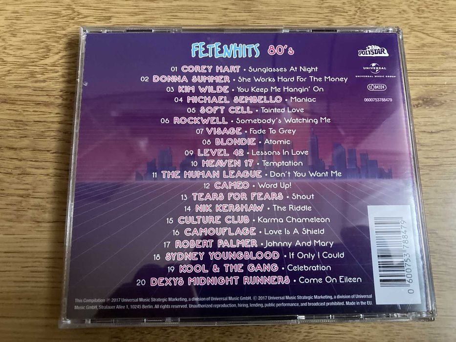 CD:  Zestaw 4 płyt CD - Fetenhits