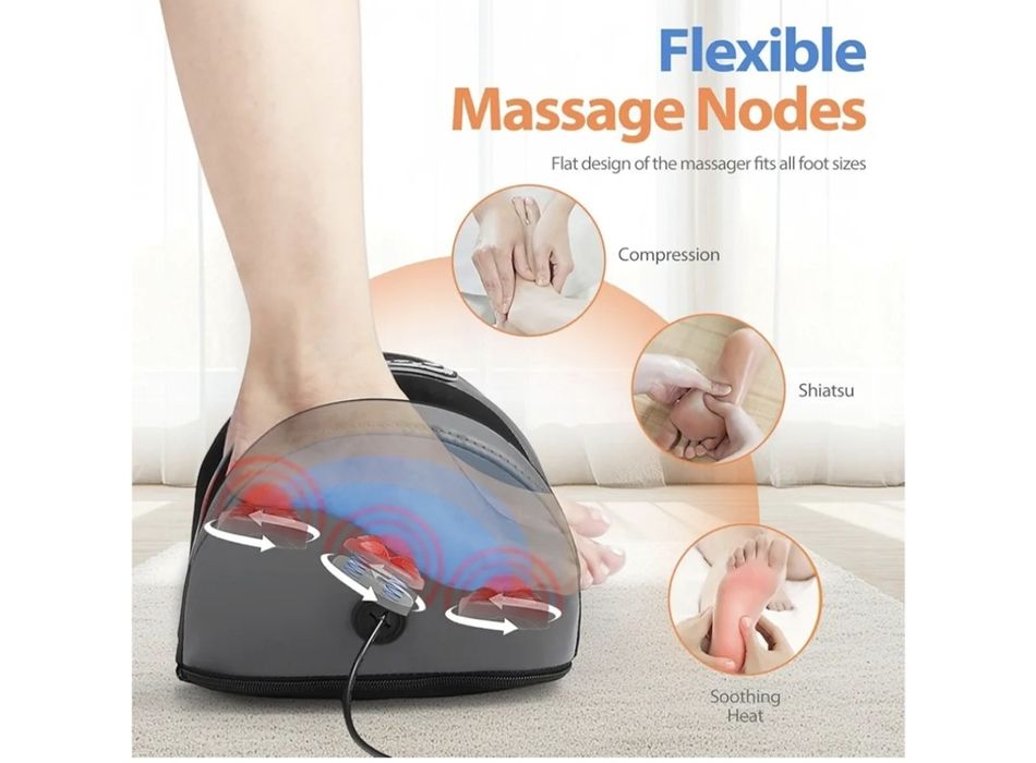 Масажне крісло Шиацу для всього тіла з підігрівом, вібрацією та масаже