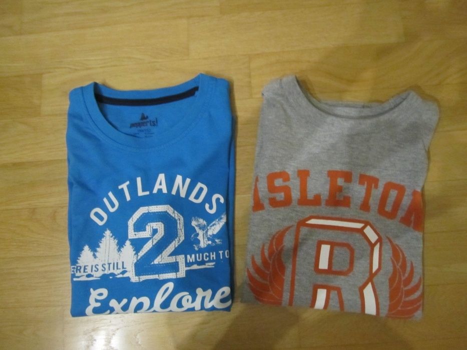 2 bluzy chłopiece rom. 146cm