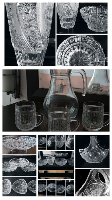 Посуда СССР разная. Хрусталь