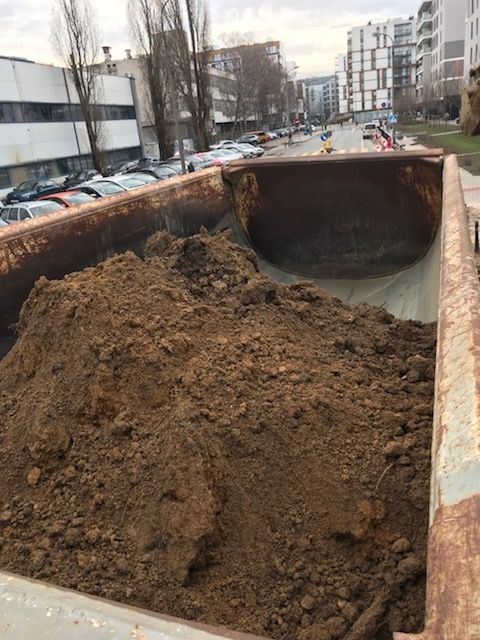 Ziemia Gruz Piach na podniesienie podwyższenie utwardzenie terenu