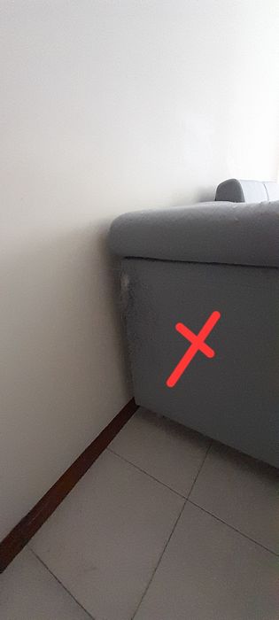 Sofá chaise longue com gaveta cama