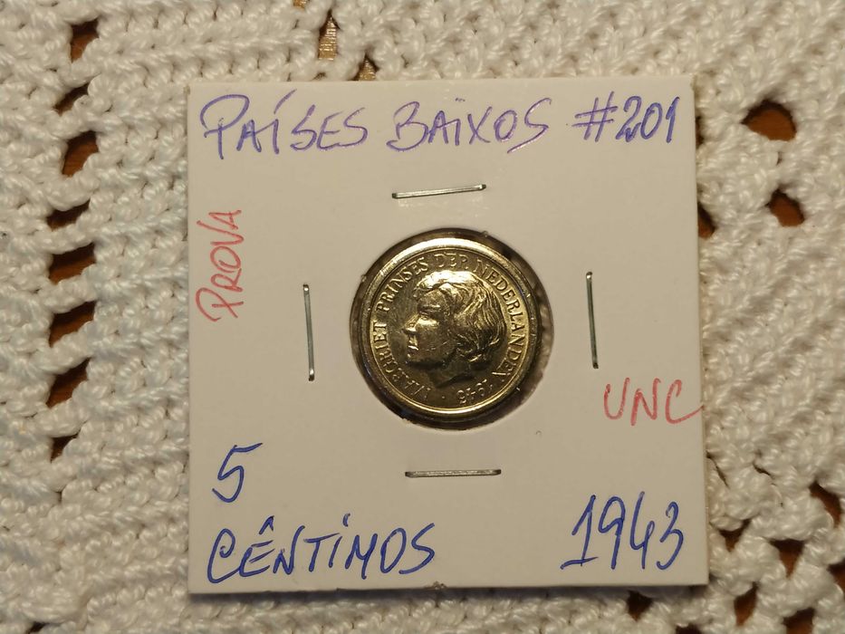 Netherlands - 1943 5-cent coin (UNC)