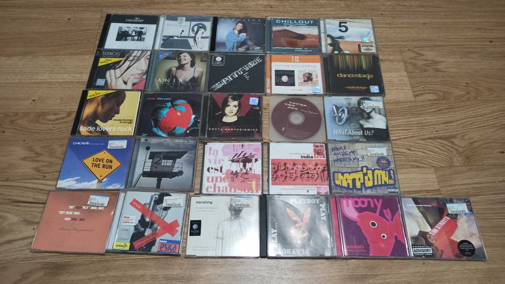 Zestaw 25 płyt CD - Sade, Texas, Edyta Bartosiewicz, Chillout