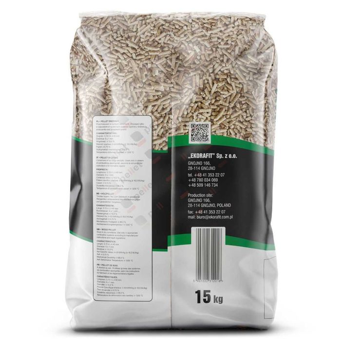 Pellet od producenta Ekorafit A1 ENplus 2150zł tona. HURT/DETAL