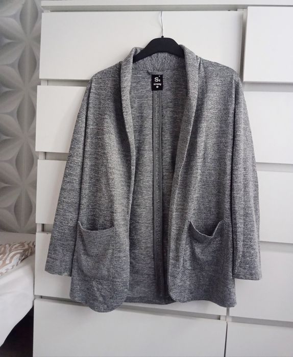 Kardigan grafitowy Sinsay rozmiar M