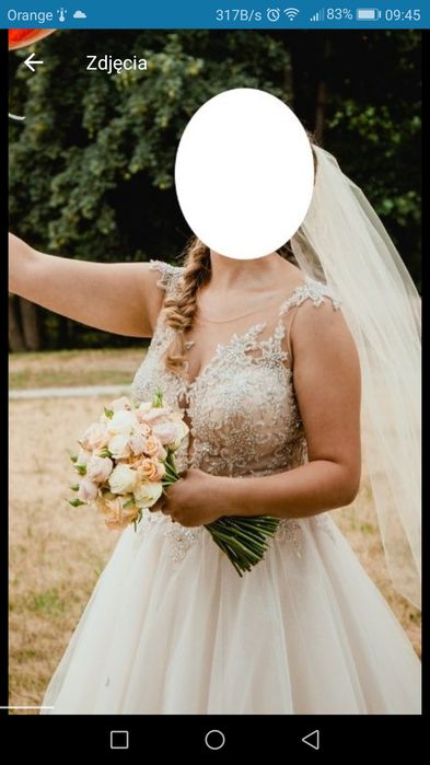 Suknia ślubna 40-42 rozmiar - Vanessa 1903. Polecam !