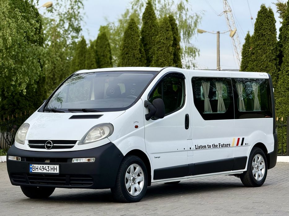 Оpel Vivaro Extra Long Ідеальний Стан Пасажир 8+1 Все В Рідній Фарбі!!! 1.9 Турбо Дизель