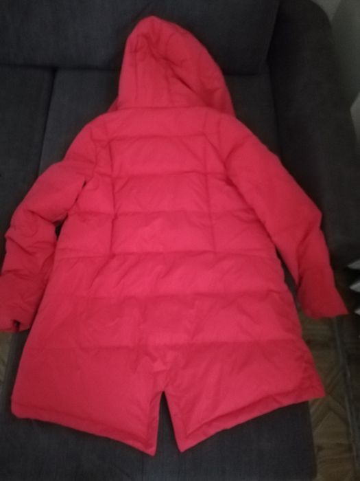 Parka damska S czerwona