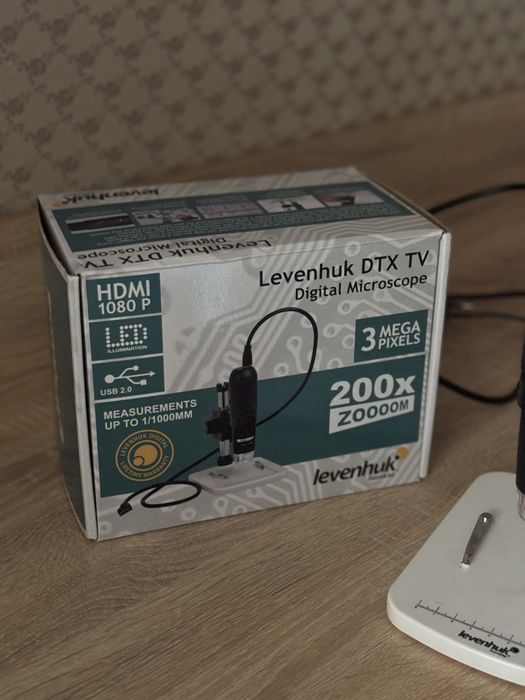 Цифровий мікроскоп Levenhuk DTX TV 3MP