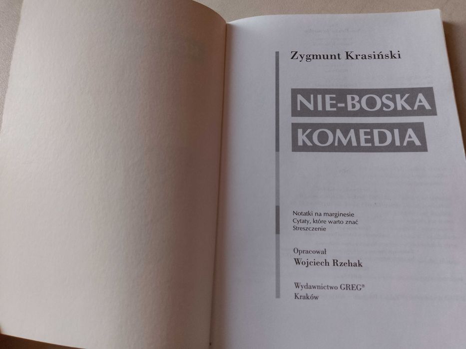 Z. Krasiński "Nie-Boska komedia" 2004, wydanie z opracowaniem