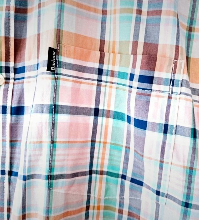 Koszula z krótkim rękawem xl 42 koszula Barbour xl