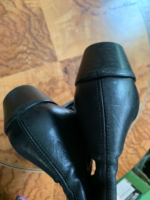 Asos 38, skórzane klasyczne kowbojki sztyblety