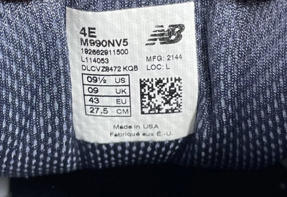 New balance 990v5 /993 - Розмір 43 (4E)
