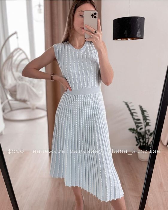 Сукня жіноча в блакитному кольорі