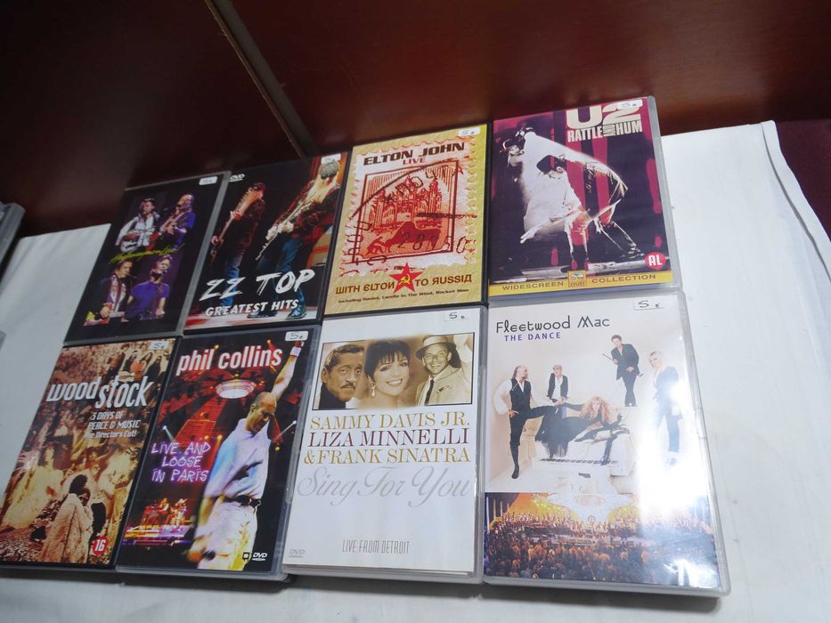 DVDs musicais em bom estado-5 euros cada artigo