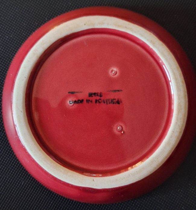 Cinzeiro em ceramica Companhia de Seguros UNIÃO da Secla