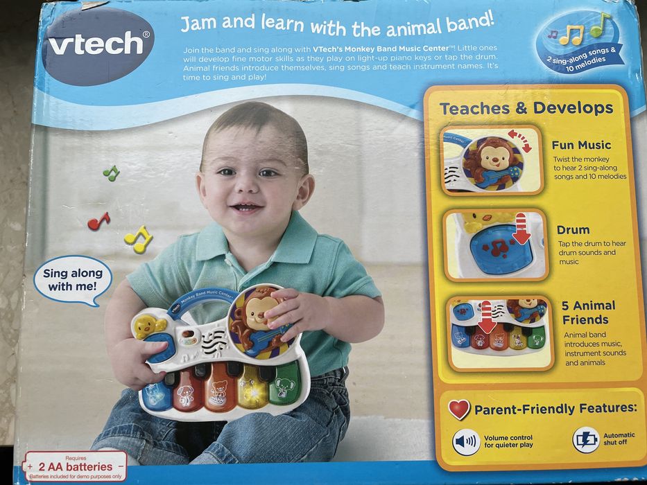 Vtech wesołe pianinko zabawka interaktywna